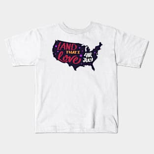 Land of Love Kids T-Shirt